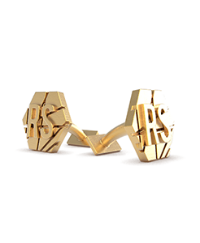Cufflink Polygone Scratch