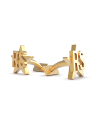 Cufflink Star 3D