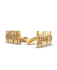 Cufflink Rectangular Scratch