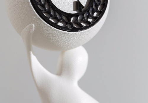 Detail of plexi on 3D print